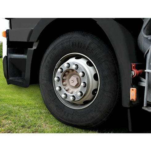 Capacele ABS prezoane camion 10buc - 32mm - Crom